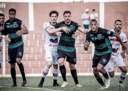 Pantanal e Águia Negra ficam no empate nas Moreninhas