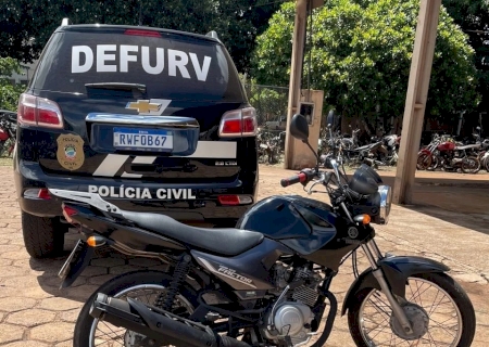 Polícia Civil apreende motocicleta com sinais identificadores adulterados em MS