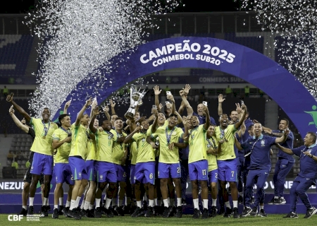 Brasil vence Chile e é campeão do Sul-Americano sub-20 após tropeço da Argentina