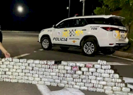 Morador em MS é interceptado com 514 tabletes de haxixe no interior de São Paulo