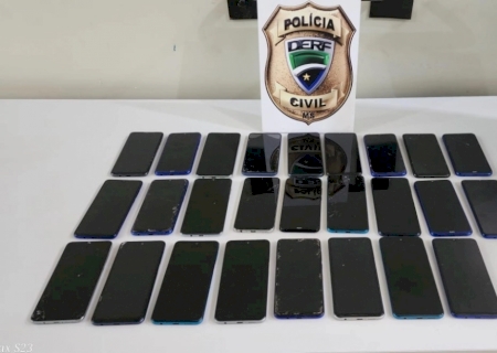 Polícia Civil recupera 26 celulares subtraídos da Secretaria Municipal de Saúde da Capital