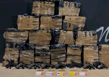 Polícia Civil localiza “paiol do crime” e realiza prisão por tráfico de drogas e posse de armas em MS