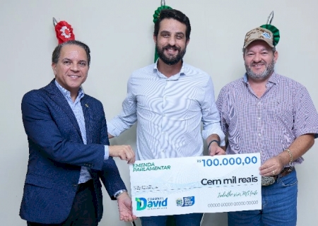 DEODÁPOLIS: Coronel David entrega emenda de R$100 mil para a saúde