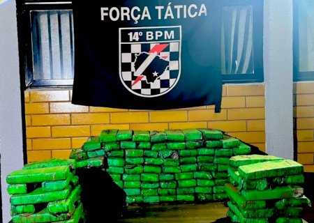 DEODÁPOLIS: Força Tática apreende grande quantidade de drogas em estrada rural