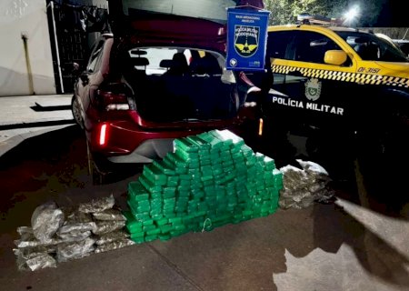 PMR de Angélica apreende carga de droga em Naviraí