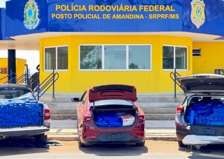 IVINHEMA : 'Comboio da maconha' levava mais de 1t de drogas