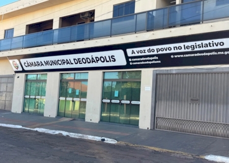 DEODÁPOLIS: Câmara realiza sessão nesta segunda-feira com pauta sobre criação de cargo e projetos de lei do Executivo