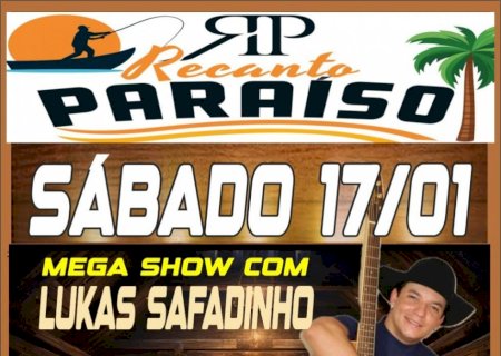 IVINHEMA: Pesqueiro Recanto Paraíso promove mega show neste sábado