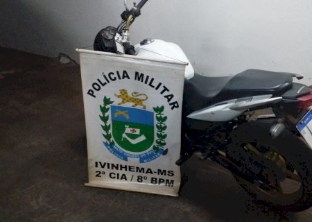 IVINHEMA: Polícia Militar recupera motocicleta e conduz suspeito por apropriação indébita
