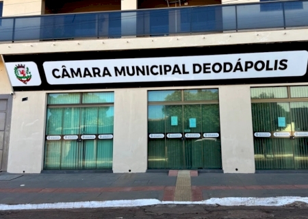 DEODÁPOLIS: Câmara avalia em regime de urgência pedido de financiamento de R$ 20 milhões