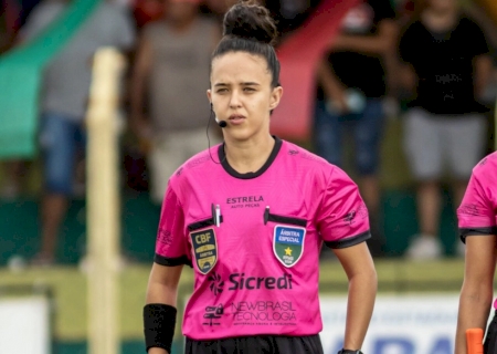 Árbitra de MS apita jogo do Brasileirão Série A neste sábado