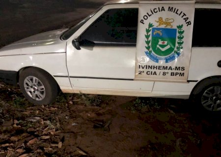 IVINHEMA: Polícia Militar recupera veículo com restrição criminal no Bairro Guiray