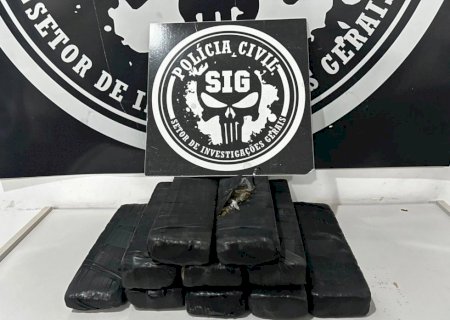 Mulher é presa com 8 quilos de maconha durante operação da SIG em Três Lagoas