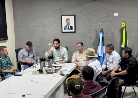 DEODÁPOLIS: Com agenda intensa, deputado Dagoberto Nogueira visita obras e assina ordem de serviço