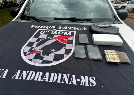 IVINHEMA: Força Tática prende dupla com 1 kg de cocaína