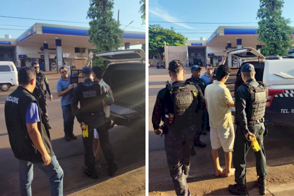 DEODÁPOLIS: Polícia Civil e Polícia Militar agem rapidamente e prendem homem por descumprimento de medida protetiva e ameaça
