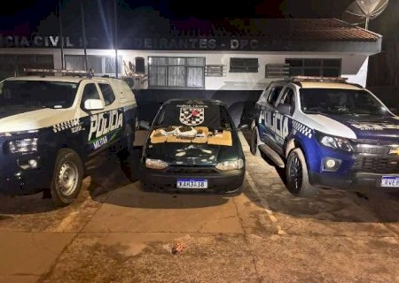 Integrantes do Comando Vermelho são presos com droga e carro adulterado